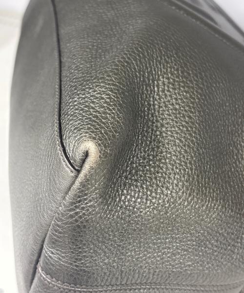 GUCCI（グッチ）GUCCI (グッチ) チェーンショルダーバッグ　インターロッキング メタリックグレーの古着・服飾アイテム