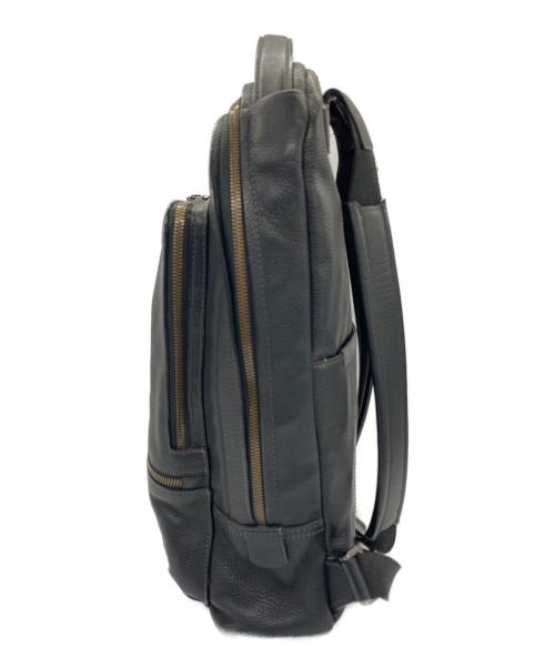 TUMI（トゥミ）TUMI (トゥミ) レザーリュック　HARRISON　ハリソン ブラックの古着・服飾アイテム