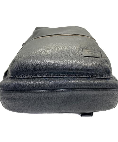 TUMI（トゥミ）TUMI (トゥミ) レザーリュック　HARRISON　ハリソン ブラックの古着・服飾アイテム