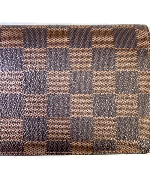 LOUIS VUITTON（ルイ ヴィトン）LOUIS VUITTON (ルイ ヴィトン) 長財布　ポルトフォイユ ブラザ ブラウンの古着・服飾アイテム