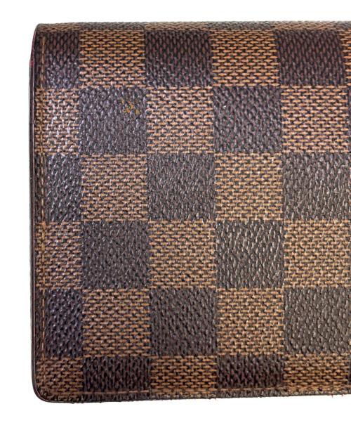 LOUIS VUITTON（ルイ ヴィトン）LOUIS VUITTON (ルイ ヴィトン) 長財布　ポルトフォイユ ブラザ ブラウンの古着・服飾アイテム
