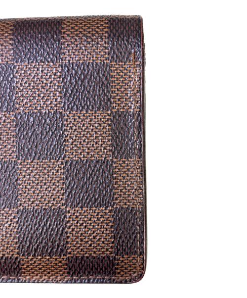 LOUIS VUITTON（ルイ ヴィトン）LOUIS VUITTON (ルイ ヴィトン) 長財布　ポルトフォイユ ブラザ ブラウンの古着・服飾アイテム