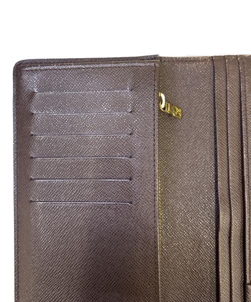 LOUIS VUITTON（ルイ ヴィトン）LOUIS VUITTON (ルイ ヴィトン) 長財布　ポルトフォイユ ブラザ ブラウンの古着・服飾アイテム