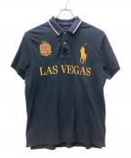POLO RALPH LAURENポロ・ラルフローレン）の古着「ポロシャツ」｜ブラック×ゴールド