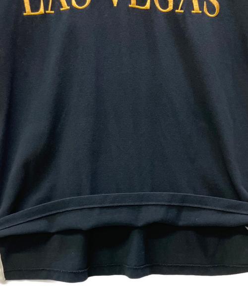 POLO RALPH LAUREN（ポロ・ラルフローレン）POLO RALPH LAUREN (ポロ・ラルフローレン) ポロシャツ ブラック×ゴールド サイズ:XLの古着・服飾アイテム