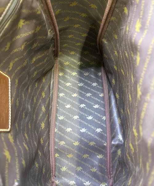 HUNTING WORLD（ハンティングワールド）HUNTING WORLD (ハンティングワールド) トートバッグ カーキの古着・服飾アイテム