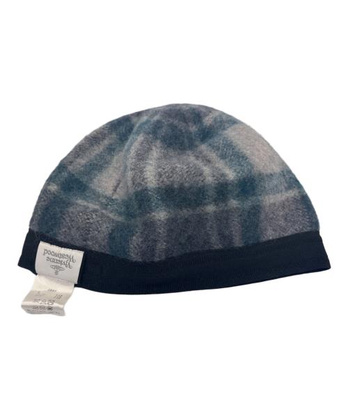 Vivienne Westwood（ヴィヴィアンウエストウッド）Vivienne Westwood (ヴィヴィアンウエストウッド) ニット帽 グレー サイズ:S~Mの古着・服飾アイテム