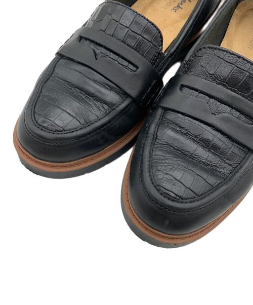 CLARKS（クラークス）CLARKS (クラークス) ローファー ブラック サイズ:23.5cmの古着・服飾アイテム