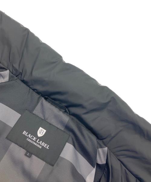 BLACK LABEL CRESTBRIDGE（ブラックレーベル クレストブリッジ）BLACK LABEL CRESTBRIDGE (ブラックレーベル クレストブリッジ) ダウンジャケット ブラック サイズ:Lの古着・服飾アイテム