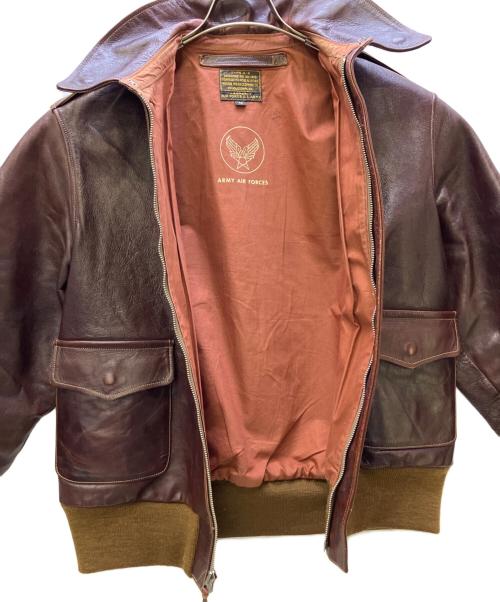 BUZZ RICKSON'S（バズリクソンズ）BUZZ RICKSON'S (バズリクソンズ) レザージャケット ブラウン サイズ:42の古着・服飾アイテム