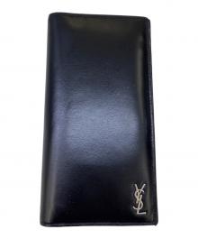 Saint Laurent Paris（サンローランパリ）の古着「長財布　タイニーモノグラム」｜ブラック