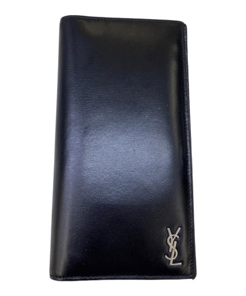 Saint Laurent Paris（サンローランパリ）Saint Laurent Paris (サンローランパリ) 長財布　タイニーモノグラム ブラックの古着・服飾アイテム