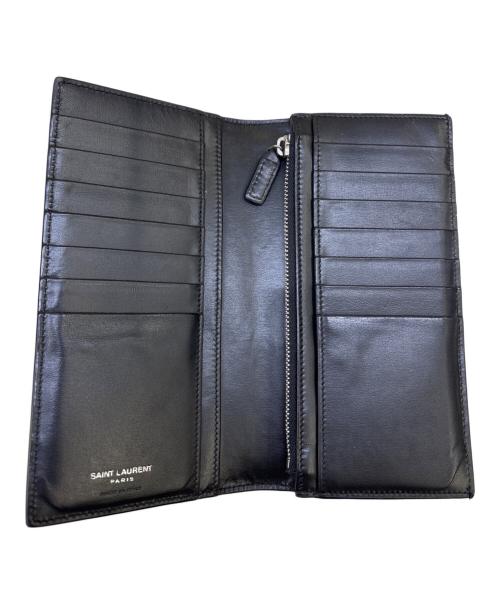 Saint Laurent Paris（サンローランパリ）Saint Laurent Paris (サンローランパリ) 長財布　タイニーモノグラム ブラックの古着・服飾アイテム