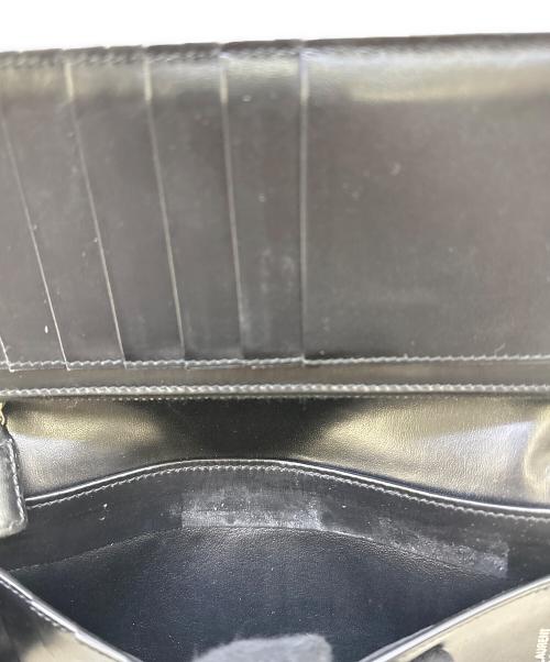 Saint Laurent Paris（サンローランパリ）Saint Laurent Paris (サンローランパリ) 長財布　タイニーモノグラム ブラックの古着・服飾アイテム