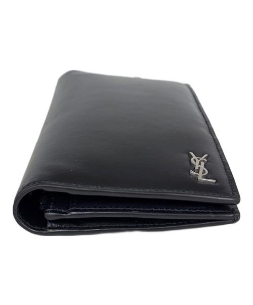 Saint Laurent Paris（サンローランパリ）Saint Laurent Paris (サンローランパリ) 長財布　タイニーモノグラム ブラックの古着・服飾アイテム