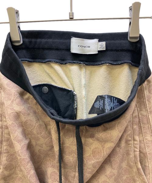 COACH（コーチ）COACH (コーチ) スウェットパンツ ベージュ×ブラック サイズ:XSの古着・服飾アイテム