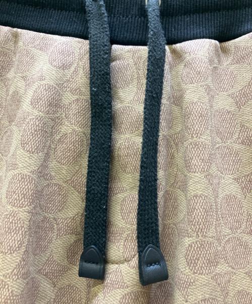 COACH（コーチ）COACH (コーチ) スウェットパンツ ベージュ×ブラック サイズ:XSの古着・服飾アイテム
