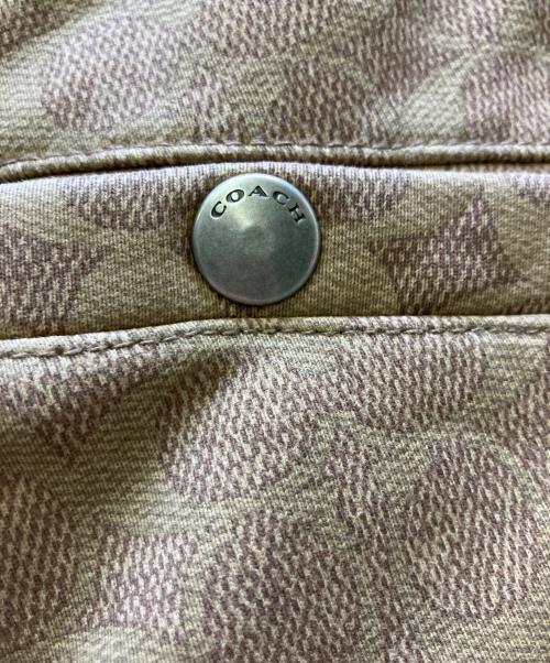 COACH（コーチ）COACH (コーチ) スウェットパンツ ベージュ×ブラック サイズ:XSの古着・服飾アイテム