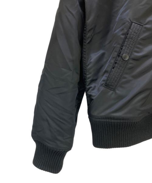 AVIREX（アヴィレックス）AVIREX (アヴィレックス) フーデッドリブジャケット ブラック サイズ:XLの古着・服飾アイテム