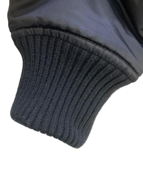 AVIREX（アヴィレックス）AVIREX (アヴィレックス) フーデッドリブジャケット ブラック サイズ:XLの古着・服飾アイテム