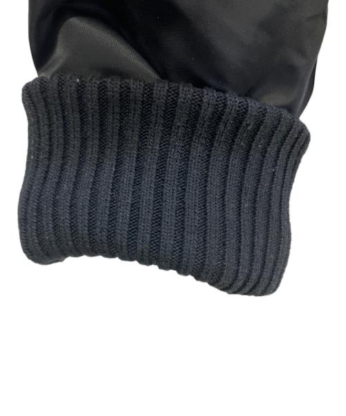 AVIREX（アヴィレックス）AVIREX (アヴィレックス) フーデッドリブジャケット ブラック サイズ:XLの古着・服飾アイテム
