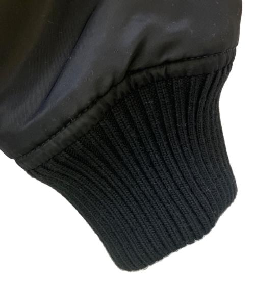 AVIREX（アヴィレックス）AVIREX (アヴィレックス) フーデッドリブジャケット ブラック サイズ:XLの古着・服飾アイテム