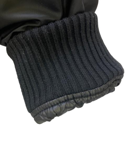 AVIREX（アヴィレックス）AVIREX (アヴィレックス) フーデッドリブジャケット ブラック サイズ:XLの古着・服飾アイテム