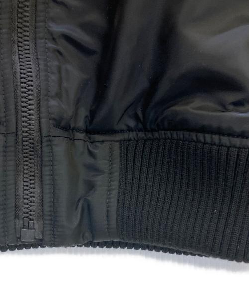 AVIREX（アヴィレックス）AVIREX (アヴィレックス) フーデッドリブジャケット ブラック サイズ:XLの古着・服飾アイテム
