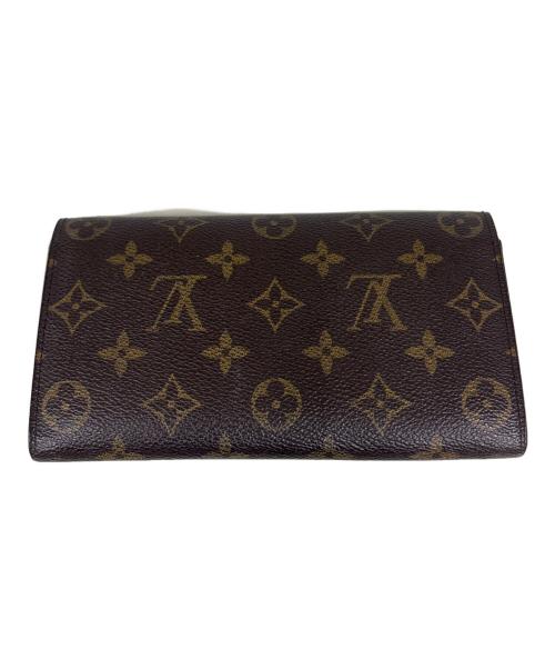 LOUIS VUITTON（ルイ ヴィトン）LOUIS VUITTON (ルイ ヴィトン) 長財布　ポシェット・ポルトモネ クレディ ブラウンの古着・服飾アイテム