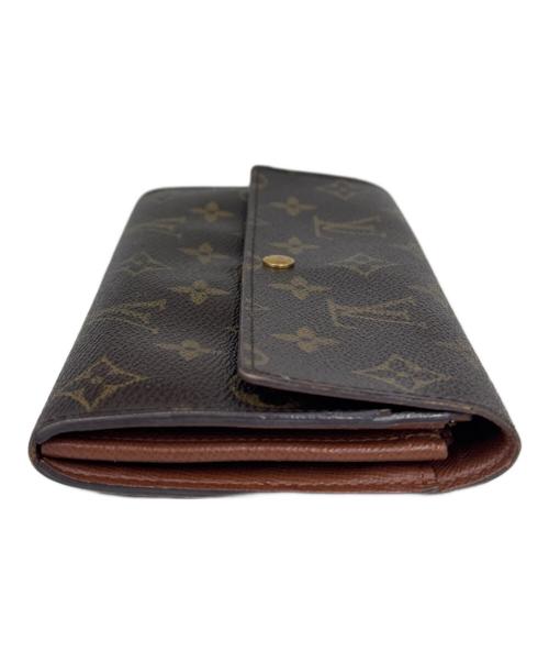 LOUIS VUITTON（ルイ ヴィトン）LOUIS VUITTON (ルイ ヴィトン) 長財布　ポシェット・ポルトモネ クレディ ブラウンの古着・服飾アイテム