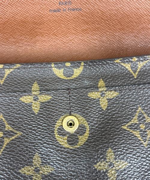 LOUIS VUITTON（ルイ ヴィトン）LOUIS VUITTON (ルイ ヴィトン) 長財布　ポシェット・ポルトモネ クレディ ブラウンの古着・服飾アイテム