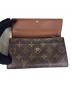 中古・古着 LOUIS VUITTON (ルイ ヴィトン) 長財布　ポシェット・ポルトモネ クレディ ブラウン：18000円