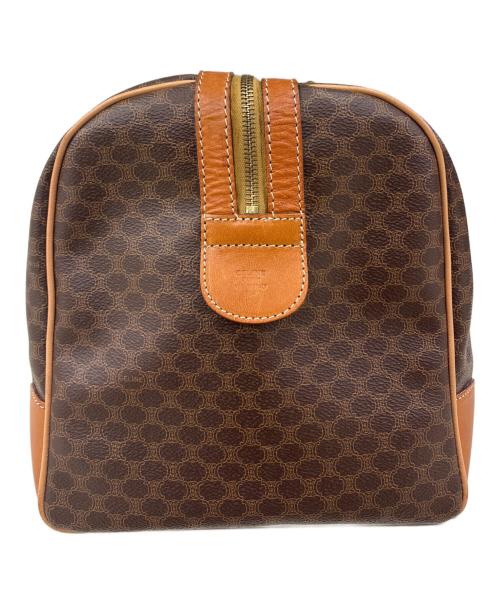CELINE（セリーヌ）CELINE (セリーヌ) ボストンバッグ　マカダム ブラウンの古着・服飾アイテム