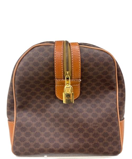 CELINE（セリーヌ）CELINE (セリーヌ) ボストンバッグ　マカダム ブラウンの古着・服飾アイテム