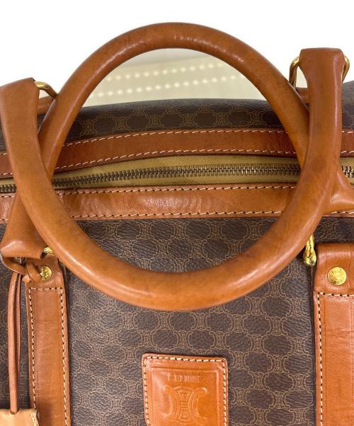 CELINE（セリーヌ）CELINE (セリーヌ) ボストンバッグ　マカダム ブラウンの古着・服飾アイテム