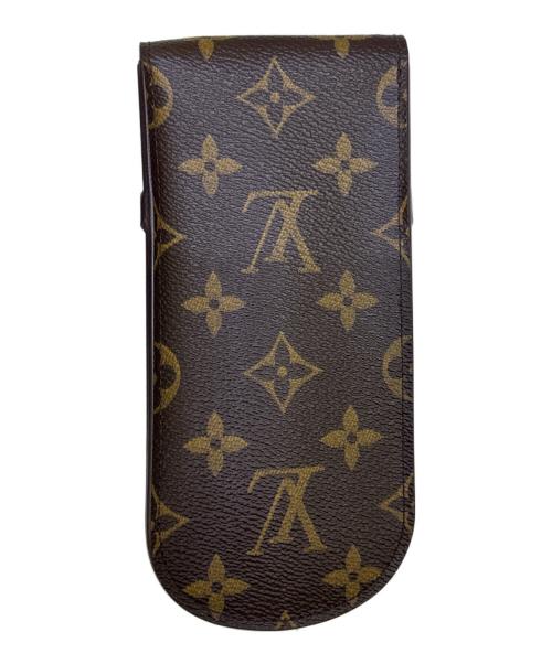 LOUIS VUITTON（ルイ ヴィトン）LOUIS VUITTON (ルイ ヴィトン) メガネケース　エテュイ リュネット ブラウンの古着・服飾アイテム