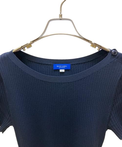 BLUE LABEL CRESTBRIDGE（ブルーレーベルクレストブリッジ）BLUE LABEL CRESTBRIDGE (ブルーレーベルクレストブリッジ) 半袖ワンピース ネイビー サイズ:36の古着・服飾アイテム