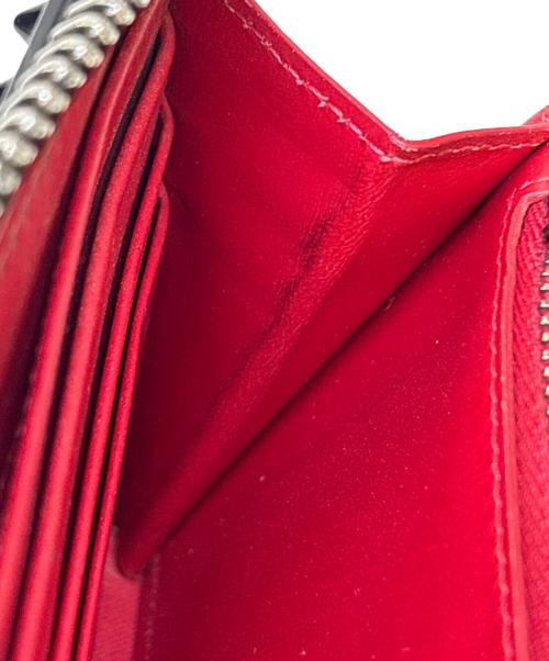 Christian Louboutin（クリスチャン・ルブタン）Christian Louboutin (クリスチャン・ルブタン) ラウンドファスナー財布 ブラックの古着・服飾アイテム