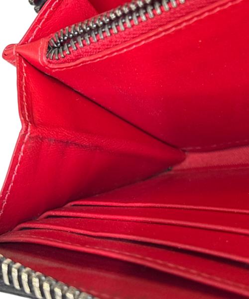 Christian Louboutin（クリスチャン・ルブタン）Christian Louboutin (クリスチャン・ルブタン) ラウンドファスナー財布 ブラックの古着・服飾アイテム