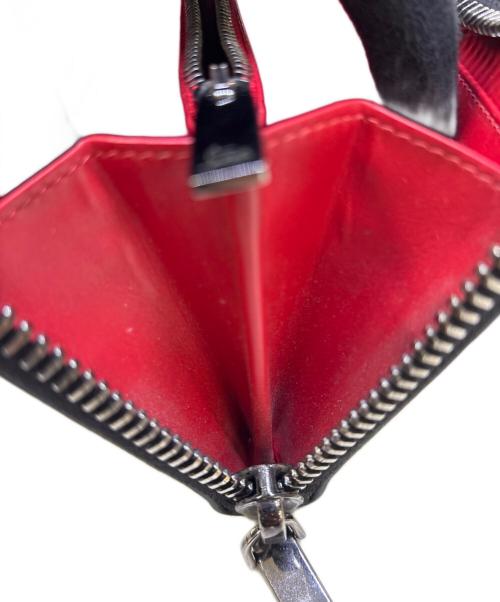 Christian Louboutin（クリスチャン・ルブタン）Christian Louboutin (クリスチャン・ルブタン) ラウンドファスナー財布 ブラックの古着・服飾アイテム