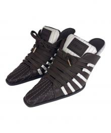 YELLO（イエロ）の古着「SNEAKER MULES」｜ブラウン
