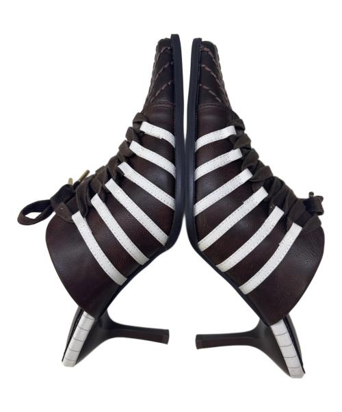 YELLO（イエロ）YELLO (イエロ) SNEAKER MULES ブラウン サイズ:Lの古着・服飾アイテム