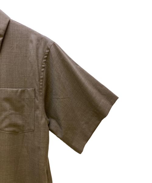 AURALEE（オーラリー）AURALEE (オーラリー) 半袖ワンピース 	トロピカルウールワンピース ブラウン サイズ:1の古着・服飾アイテム