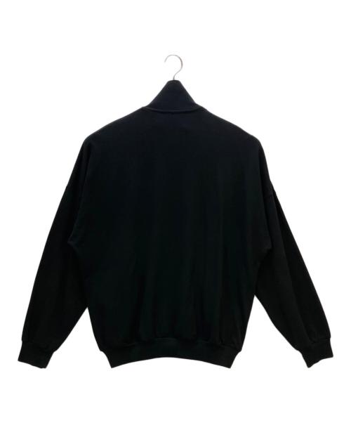 AURALEE（オーラリー）AURALEE (オーラリー) 薄手ニット SUPER HIGH GAUGE SWEAT ZIP BLOUSON ブラック サイズ:4の古着・服飾アイテム