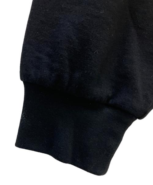 AURALEE（オーラリー）AURALEE (オーラリー) 薄手ニット SUPER HIGH GAUGE SWEAT ZIP BLOUSON ブラック サイズ:4の古着・服飾アイテム