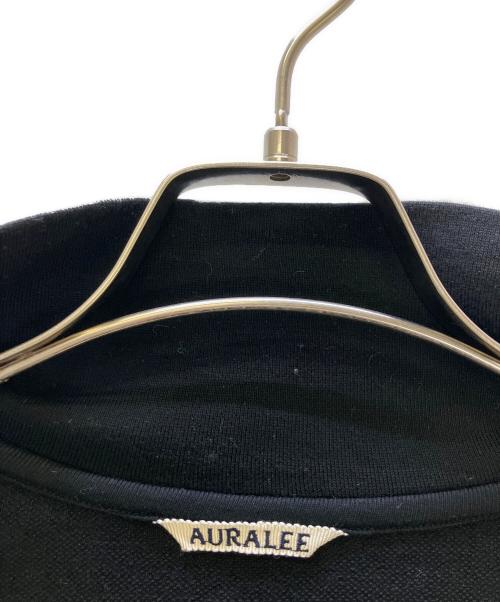 AURALEE（オーラリー）AURALEE (オーラリー) 薄手ニット SUPER HIGH GAUGE SWEAT ZIP BLOUSON ブラック サイズ:4の古着・服飾アイテム