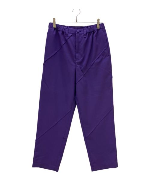 ISSEY MIYAKE MEN（イッセイミヤケメン）ISSEY MIYAKE MEN (イッセイミヤケメン) ハイブリッドウールパンツ パープル サイズ:2の古着・服飾アイテム