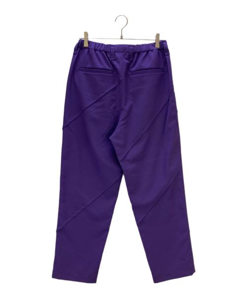 ISSEY MIYAKE MEN（イッセイミヤケメン）ISSEY MIYAKE MEN (イッセイミヤケメン) ハイブリッドウールパンツ パープル サイズ:2の古着・服飾アイテム