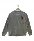 TIGHTBOOTH PRODUCTIONタイトブースプロダクション）の古着「長袖カットソー DEADKEBAB LS T-SHIRT」｜グレー