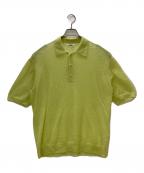 AURALEEオーラリー）の古着「ポロシャツ KID MOHAIR SHEER KNIT POLO」｜イエロー